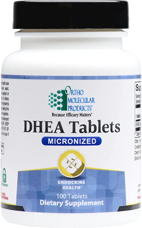 Ortho Molecular DHEA Tablets (Micronized) 5mg – 100 Tablets – Budray